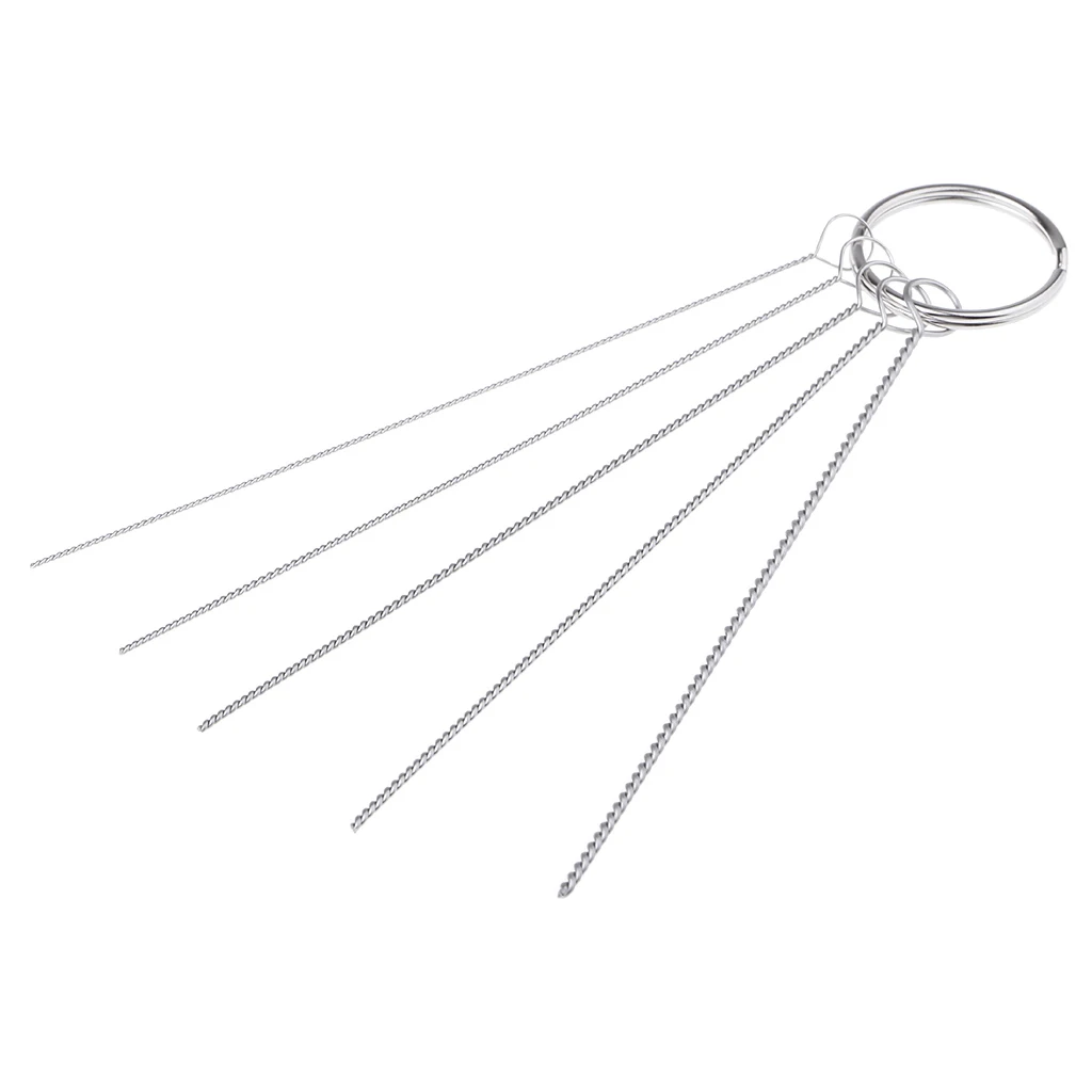 

5 шт. Аэрограф спрей чистящие инструменты для игл набор игл из нержавеющей стали набор для распылитель для уборки чистящие иглы