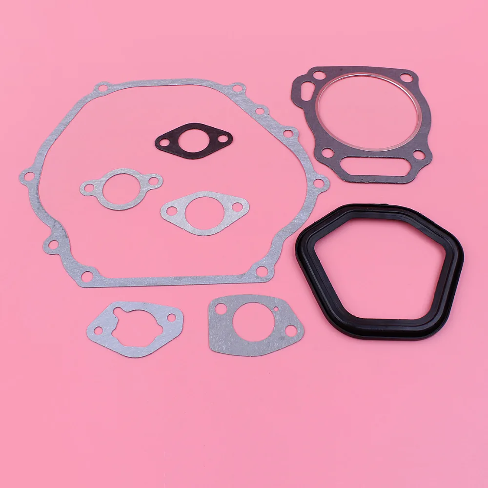 crankcase cylinder carburetor valve intake gasket set for honda gx390 gx340 13hp 11hp gx 390 340 chinese 188f engine motor part free global shipping