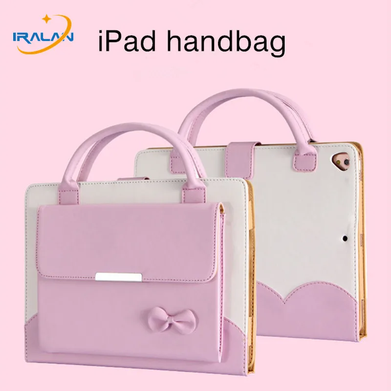 Милый чехол с бабочкой и ручкой для нового iPad 2 3 4 подставка ipad 9 7 дюймов Сумка