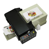 for epson dvd printer for dvd cd printing for epson l800 inkjet pvc printer for video card printing with 51pcs cdpvc tray