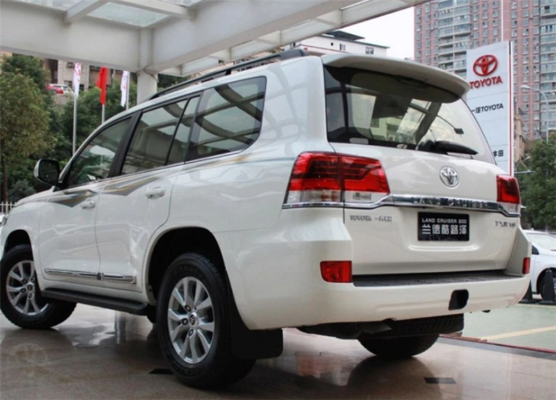Спойлер для TOYOTA LAND CRUISER 200 LC200 2008- Спойлеры крыла высокого качества ABS с светодиодный подсветкой аксессуары для модификации автомобиля