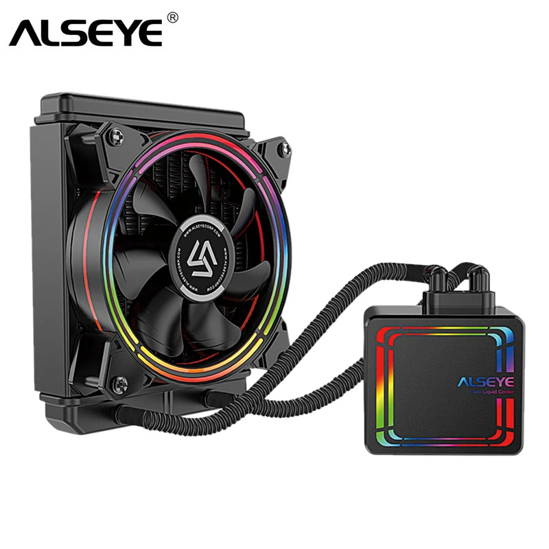 ALSEYE H120 водяное охлаждение RGB кулер для процессора Integrated водяного охлаждения LGA