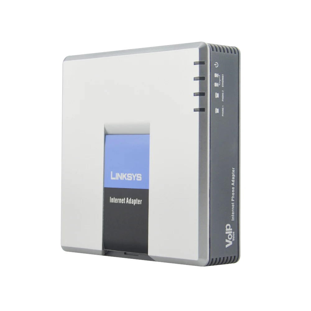 Лучший выбор для разблокированная сим VoIP Linksys PAP2 NA VOIP Интернет адаптер FXS Порты и