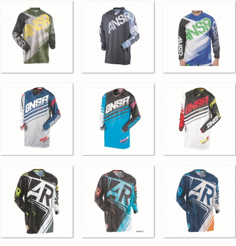 2018 новый бренд Для мужчин Популярные Длинные moto Джерси MX MTB Off Road Mountain DH