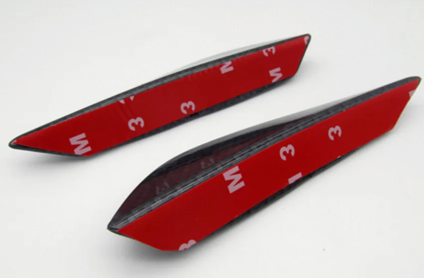 4 шт./компл. универсальные ласты для переднего бампера из углеродного волокна FRP