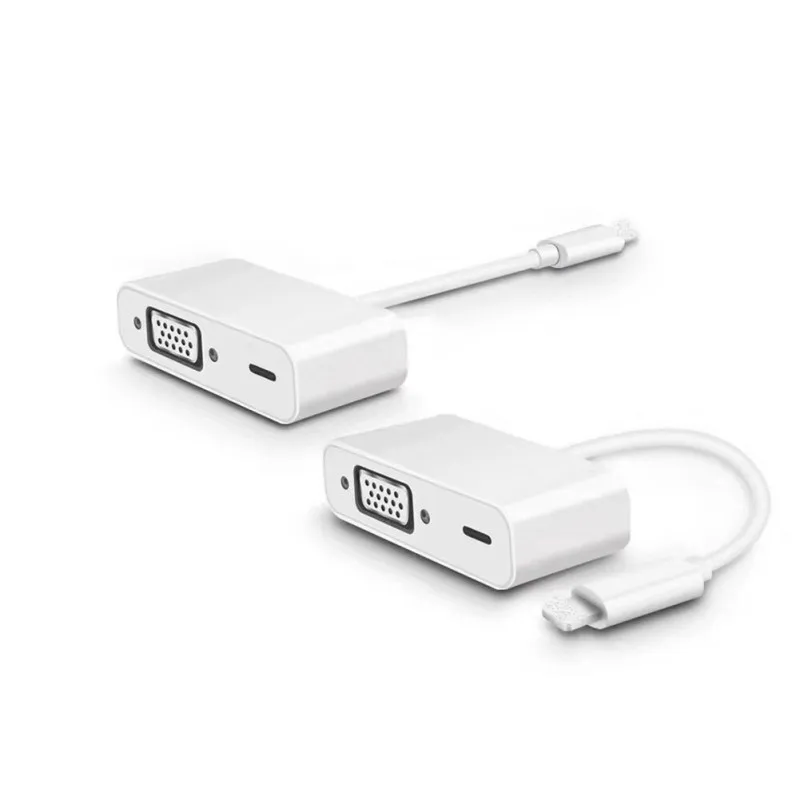 Переходник из алюминиевого сплава для iPhone на Hdmi Vga Jack| |