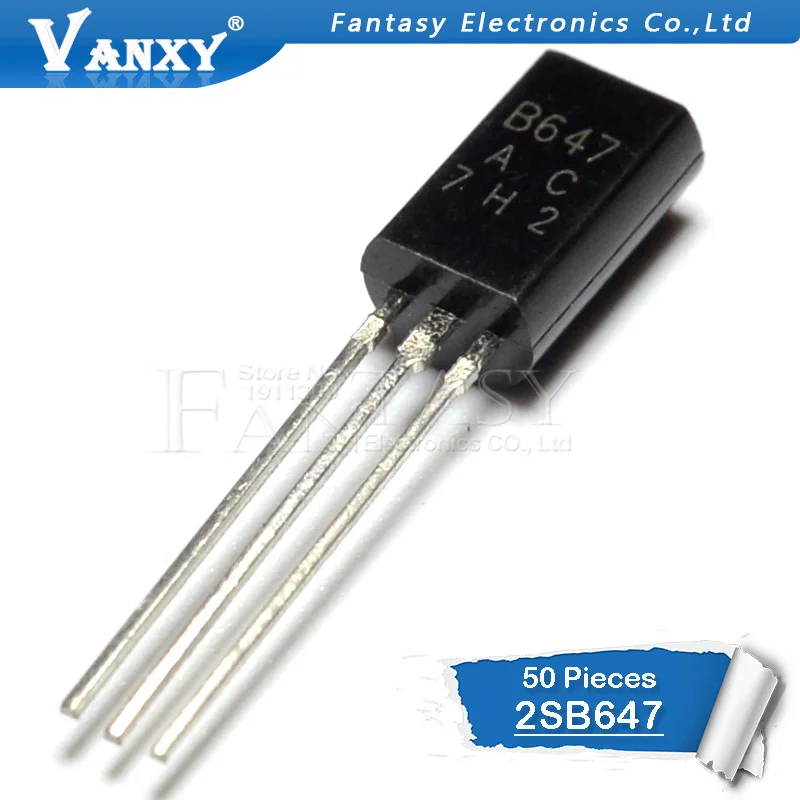 50PCS 2SB647AC 2SB647A TO92 2SB647 TO-92L B647 Triode new and original | Электронные компоненты и принадлежности