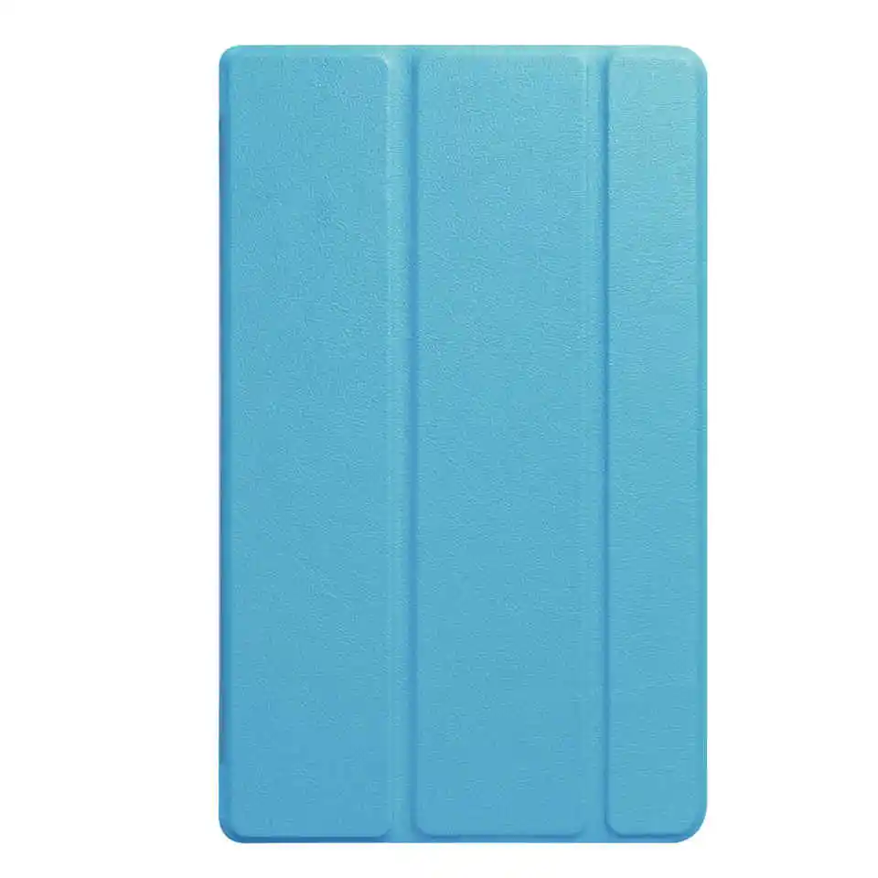 sky blue IBuyiWin " чехол для планшета huawei MediaPad T3 8,0 KOB-L09 KOB-W09 Магнитная Складная подставка смарт-чехол из полиуретановой кожи+ пленка для экрана+ ручка - Цвет: sky blue