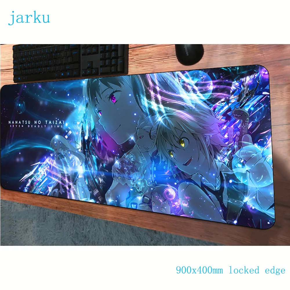 Nanatsu no taizai padmouse 900x400x3 мм игровой коврик для мыши подарок для мальчика коврик для мыши геймер компьютерный персональный Коврик notbook mousemate
