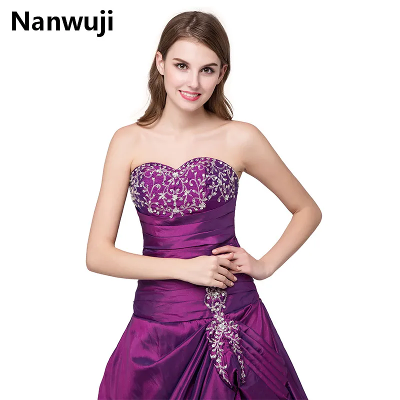 Дешевое бальное платье для девушек милые бальные платья 16 из органзы фиолетовые