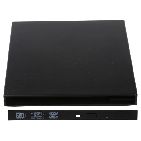 Внешний USB2.0 Тонкий чехол для 9 5 мм SATA ноутбука лоток CD DVD привод горелки|external