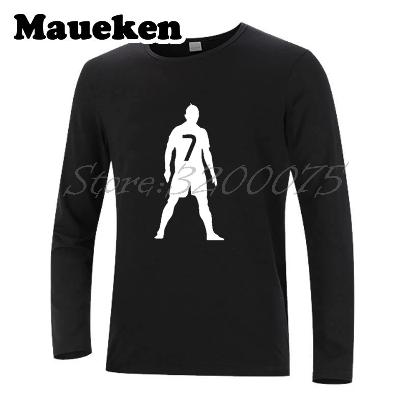 Мужская футболка с логотипом CR7 #7 Криштиану Роналду бесплатная доставка футболки