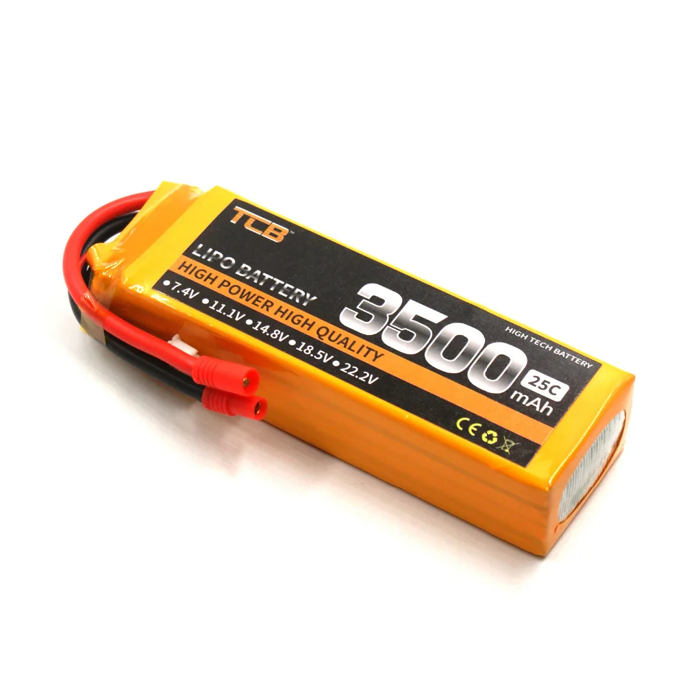 Аккумулятор TCB lipo 14 8 v 3500mAh 25C 4s RC самолет cell AKKU вертолет Дрон Бесплатная