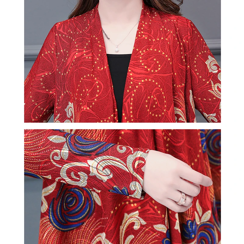 Женский кардиган с длинным рукавом и кисточками свободный большого