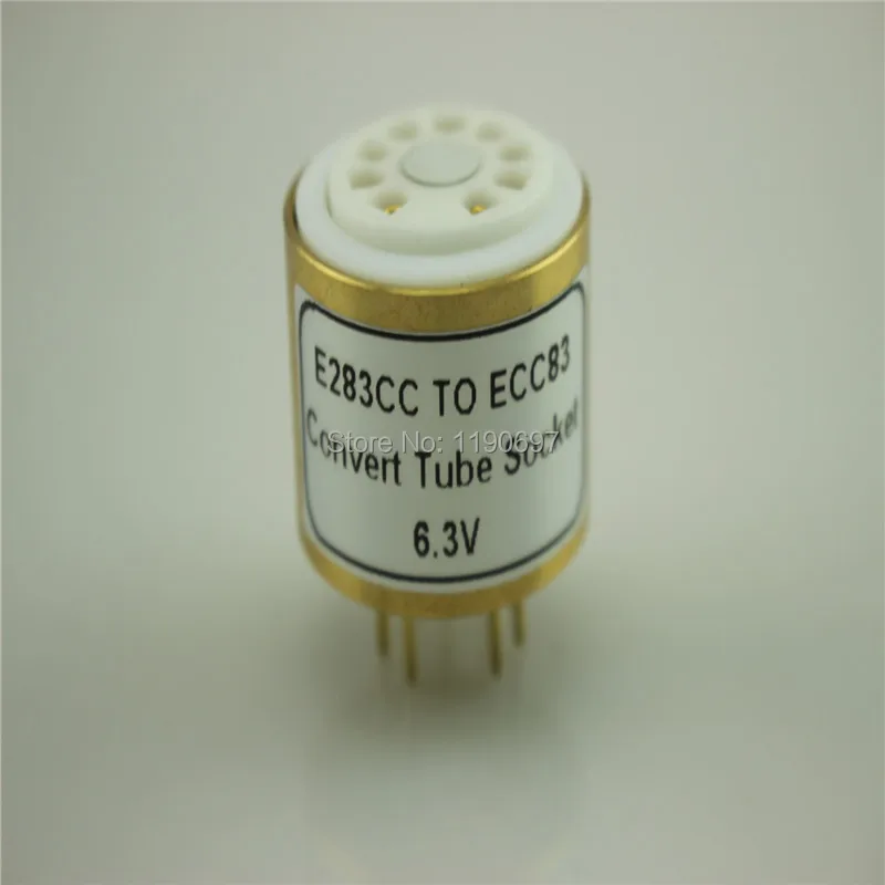 1 шт. адаптер E283CC (сверху) 12AX7 12AU7 12AT7 ECC83 (6 3 В) (снизу)|tube diy|vacuum tubeaudio vacuum tube |