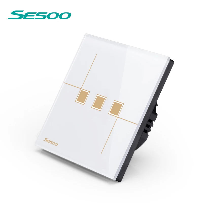 SESOO дистанционное управление переключатель 3 банды 1 способ SY6 03 белый настенный