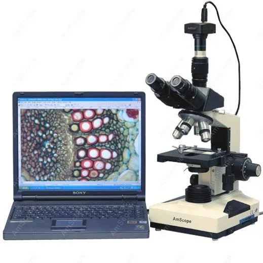 Лаборатория Клиника ветеринара микроскоп-поставка AmScope 40X-1600X лаборатории