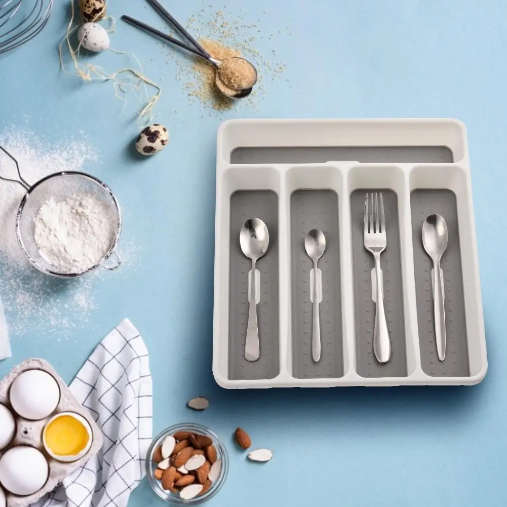 4 Сетка кухонный Органайзер из пластика нож вилка ложка для хранения палочек еды