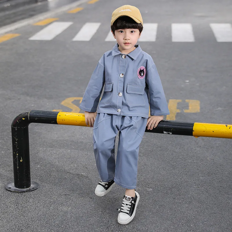 Одежда для мальчиков комплекты детской одежды Эксклюзивная Осенняя детская