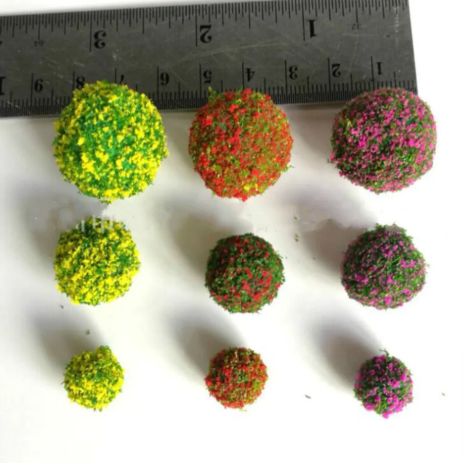2018 новинка 100 шт./лот шарообразные цветочные модели деревьев смешанные