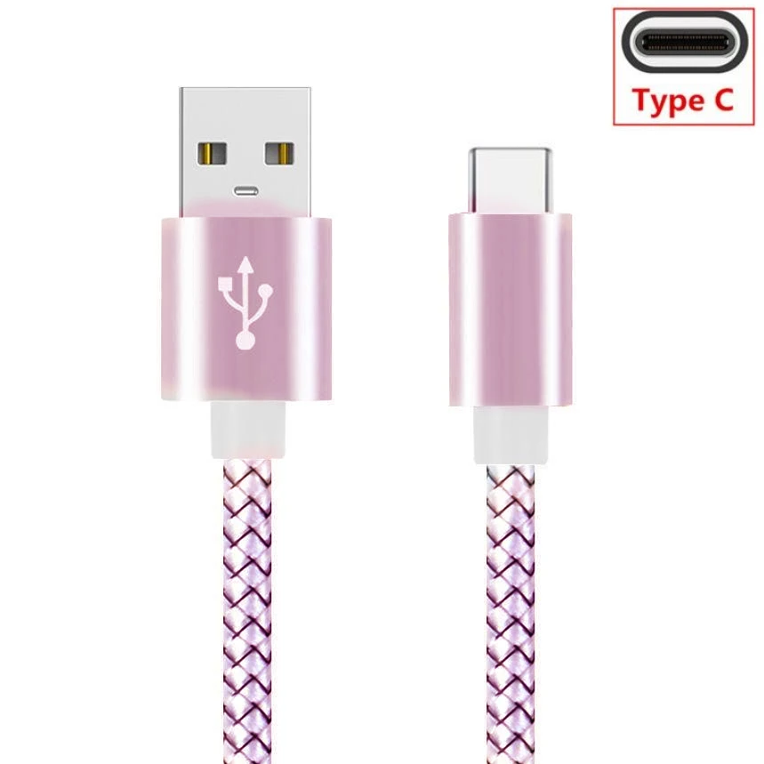 Кабель usb type C для samsung Galaxy A8 S10 Plus A9 Note 9 8 S10e M20 M30 A50 A30 Быстрая зарядка USB-C зарядное устройство для телефона type-C