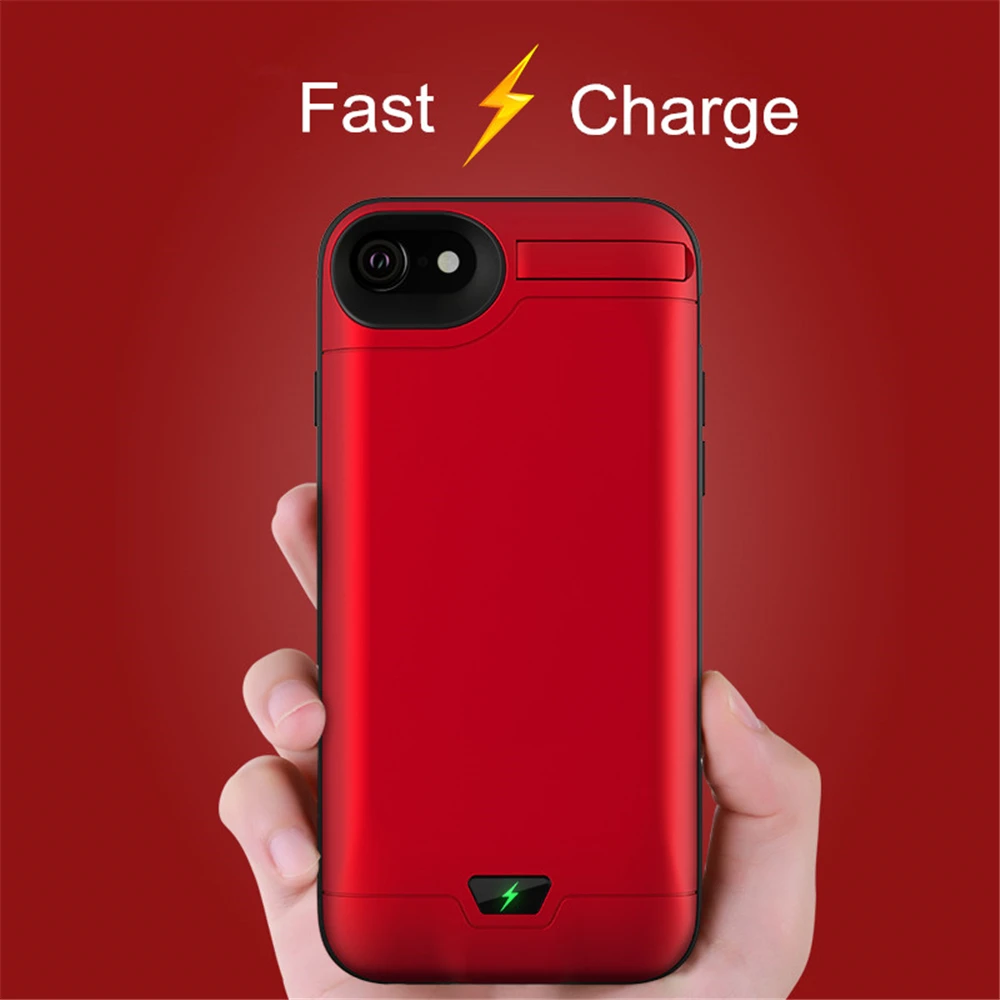 5200/8200 мАч чехол для зарядного устройства для iPhone 8/7/6s/6 Портативный внешний аккумулятор для iPhone 8 7 6s 6plus запасная крышка зарядного устройства