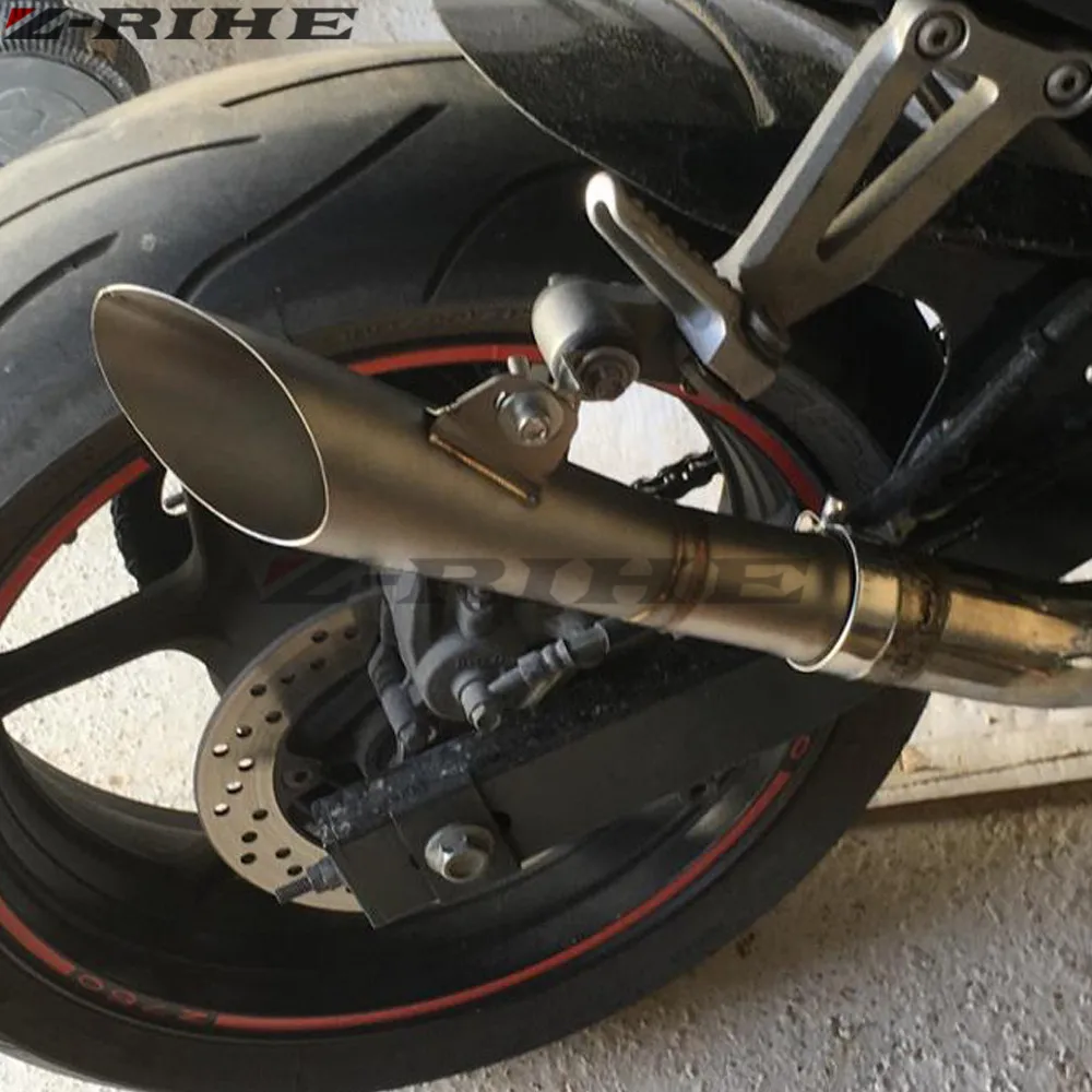 Выхлопная труба мотоцикла 35 мм/51 мм глушитель для YAMAHA YZF R6 1999 2004 R1 2002 2003 FZ1 FAZER 2001 2005