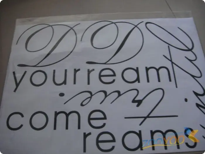 Мечта пока ваши мечты не сбываются наклейки на стену английские настенные цитаты