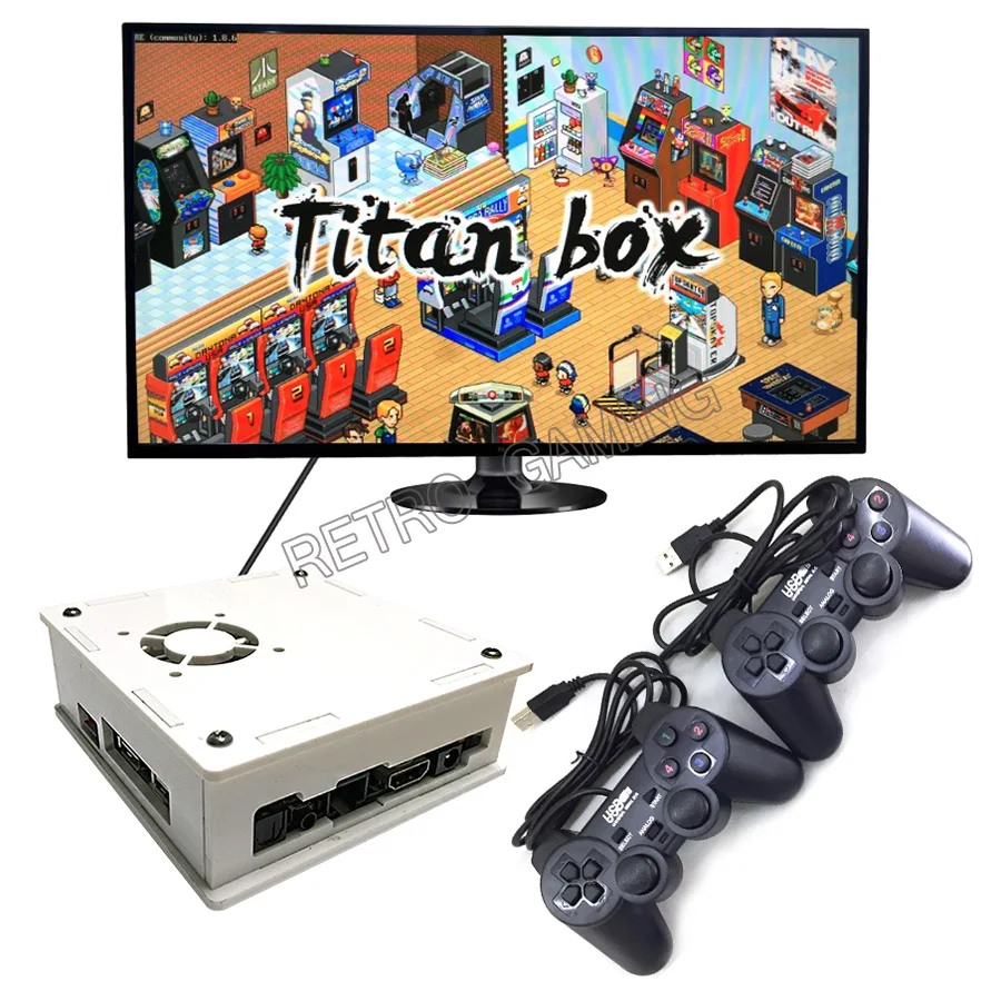 3D Titan Box ТВ игровая консоль мульти аркада/MAME/NEO GEO/игра для psp включая 4 P игры HDMI 1080 P plug and play