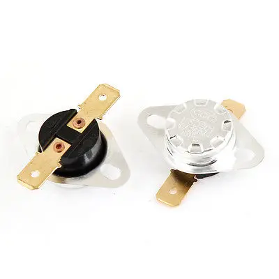 

2pcs 60C 140F NC Normal Close Thermostat Temperature Thermal Switch KSD301