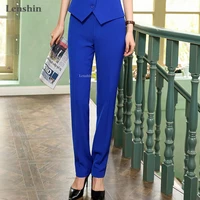 full length professional business formal pants women trousers girls slim female work wear office lady career plus size clothing