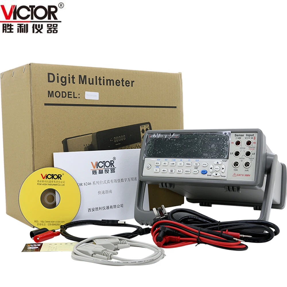 Цифровой мультиметр настольного типа VICTOR VC8246A|digital multimeter|multimeter digitalvictor digital multimeter |
