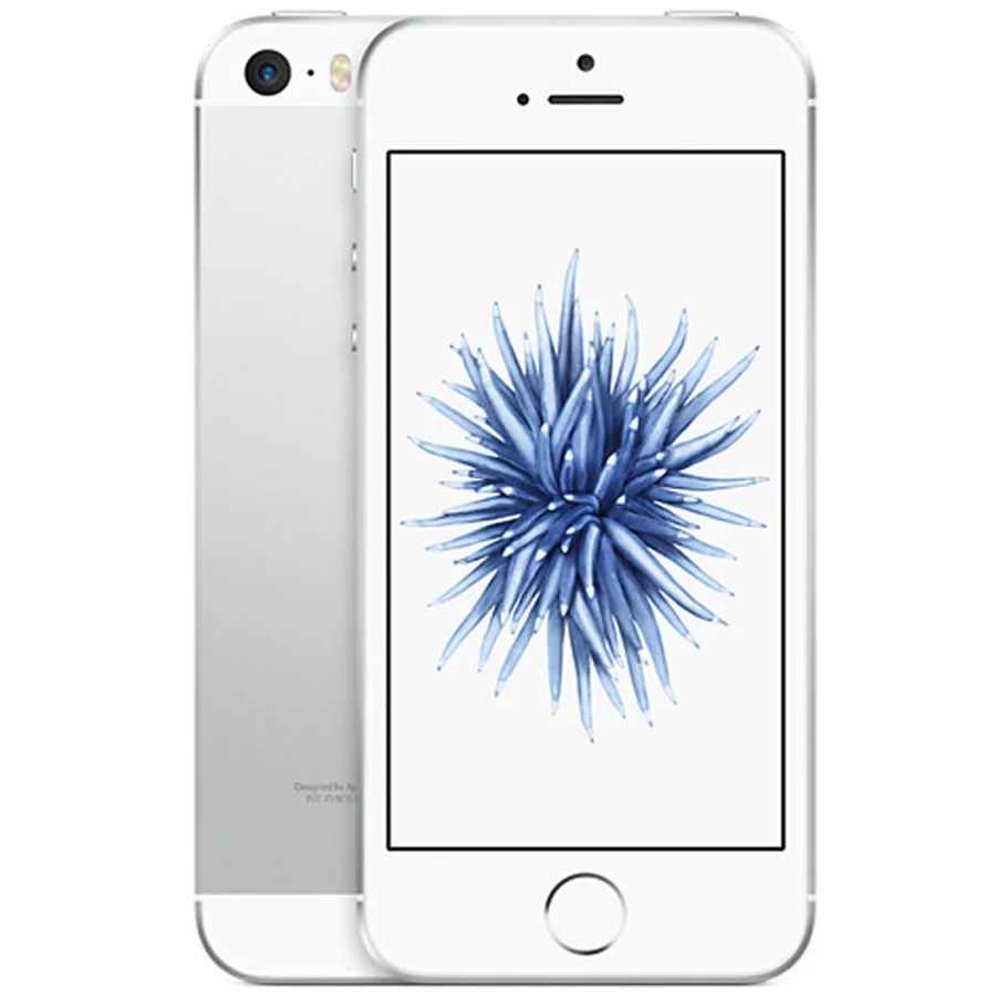 Sliver Разблокированный Apple iphone SE LTE сотовый телефон, процессор 2 Гб Оперативная память 16/64GB Встроенная память двухъядерный IOS A9 4," за счет сканера отпечатков пальцев, сеть 4G LTE, мобильный телефон, iphone se - Цвет: Sliver