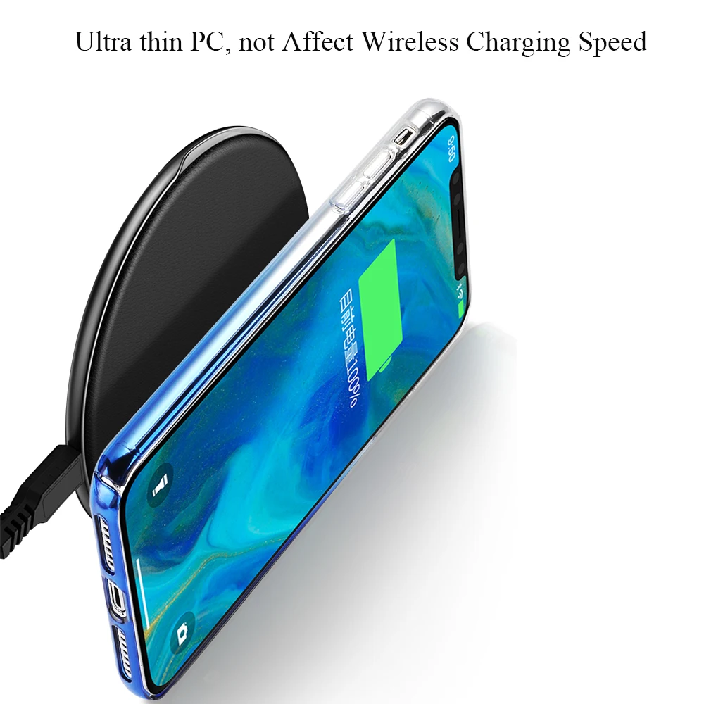 Жесткий ПК покрытие чехол для iPhone X XS Max XR роскошный градиент цвет задняя крышка 7 8