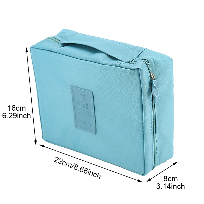 1 шт. сумка для хранения водонепроницаемая нейлоновая косметичка макияжа