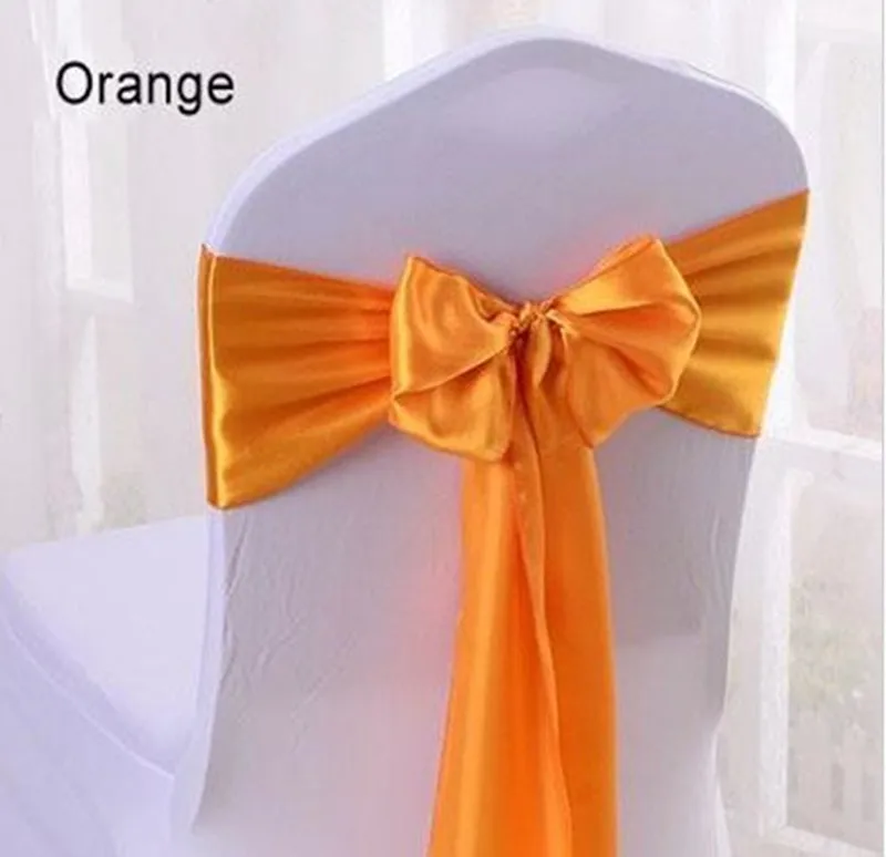 

MARIOUS Factory Price! 100pcs Stain chair sash 17*275cm for wedding decoration Free Shipping