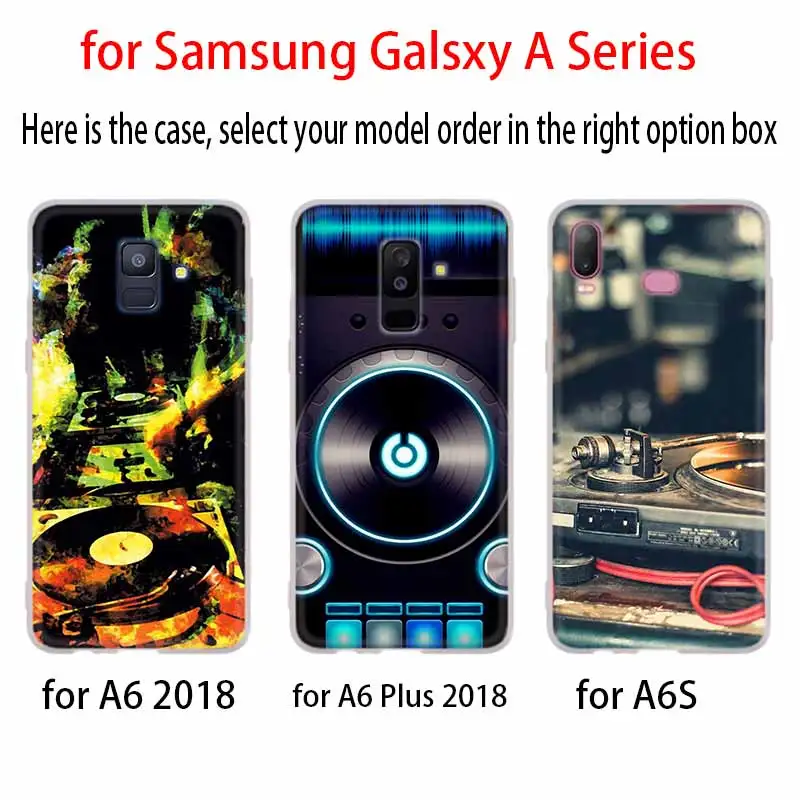 Ddj диджеев чехол для Samsung Галактики A12/A20/A51/A70/A20s/A21s/A32/A50/A50s/A42/A52/A72 5G A8 A7 A6 2018