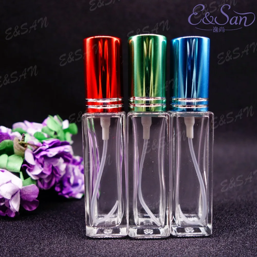 FX571 9ML прозрачная длинная квадратная стеклянная бутылка косметика парфюмерный