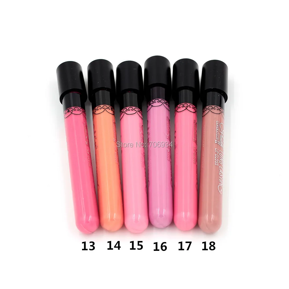 Блеск для губ стекло 1 шт. водонепроницаемый блеск 24 часа в сутки 0 155 унций 01