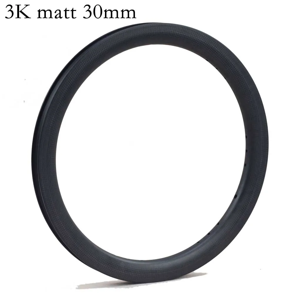SILVEROCK углеродный обод велосипеда 1" x 1 3/8" 349 обод для складного велосипеда Minivelo 14 h/21 h ширина клинчер 1 шт - Цвет: 30mm 14H G2 Matt