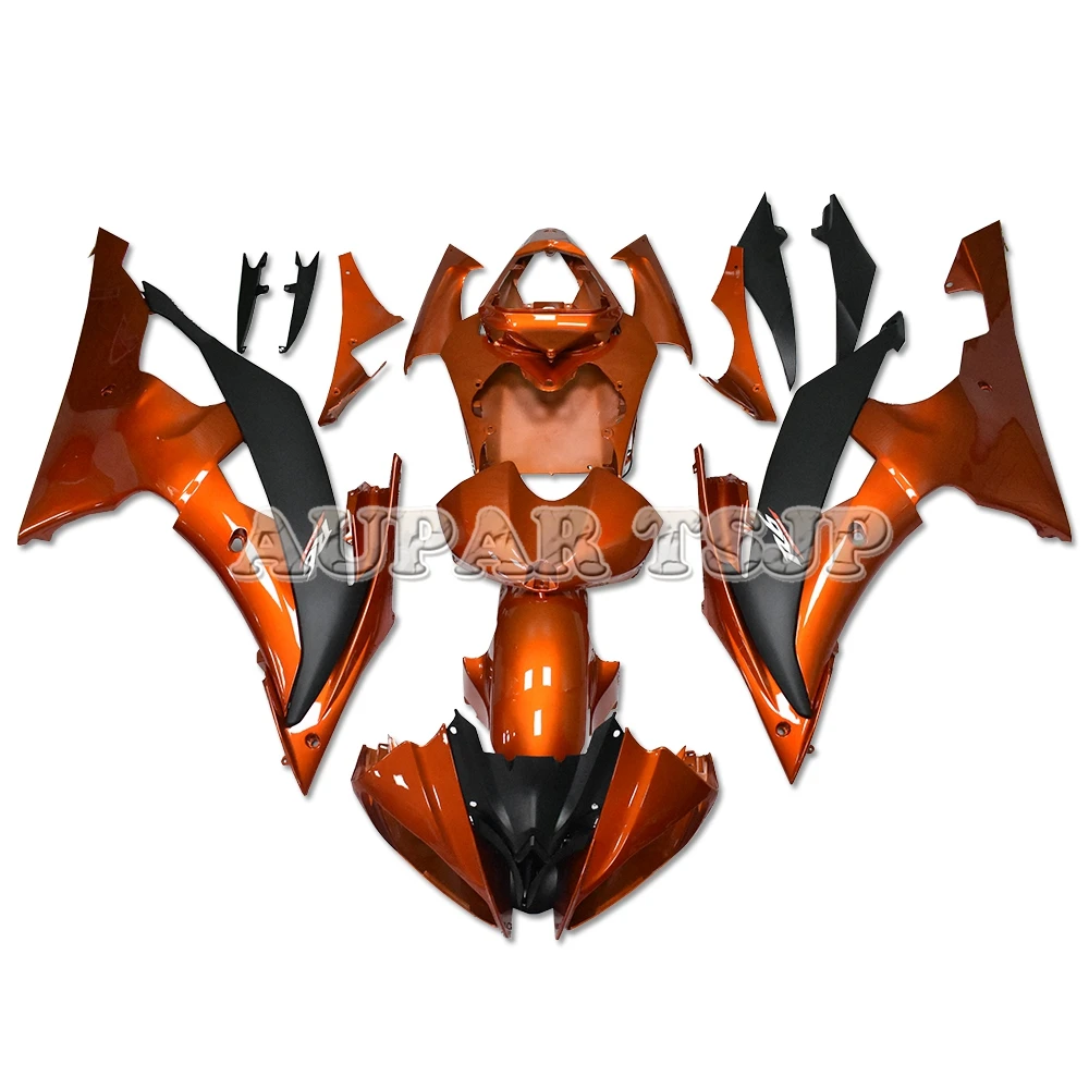

Gloss Orange Fairing Kit Fit For Yamaha 2008 09 10 11 12 13 2014 15 2016 YZF-600 R6 ABS Injection Cowling Plastic Bike Panel