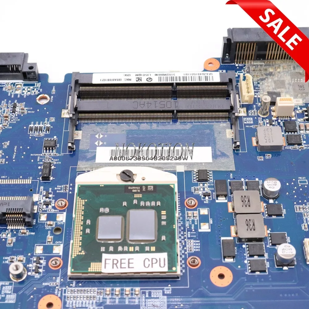 Материнская плата NOKOTION A000073390 DA0TE2MB6G0 REV G для toshiba satellite L640 L645 материнская ноутбука