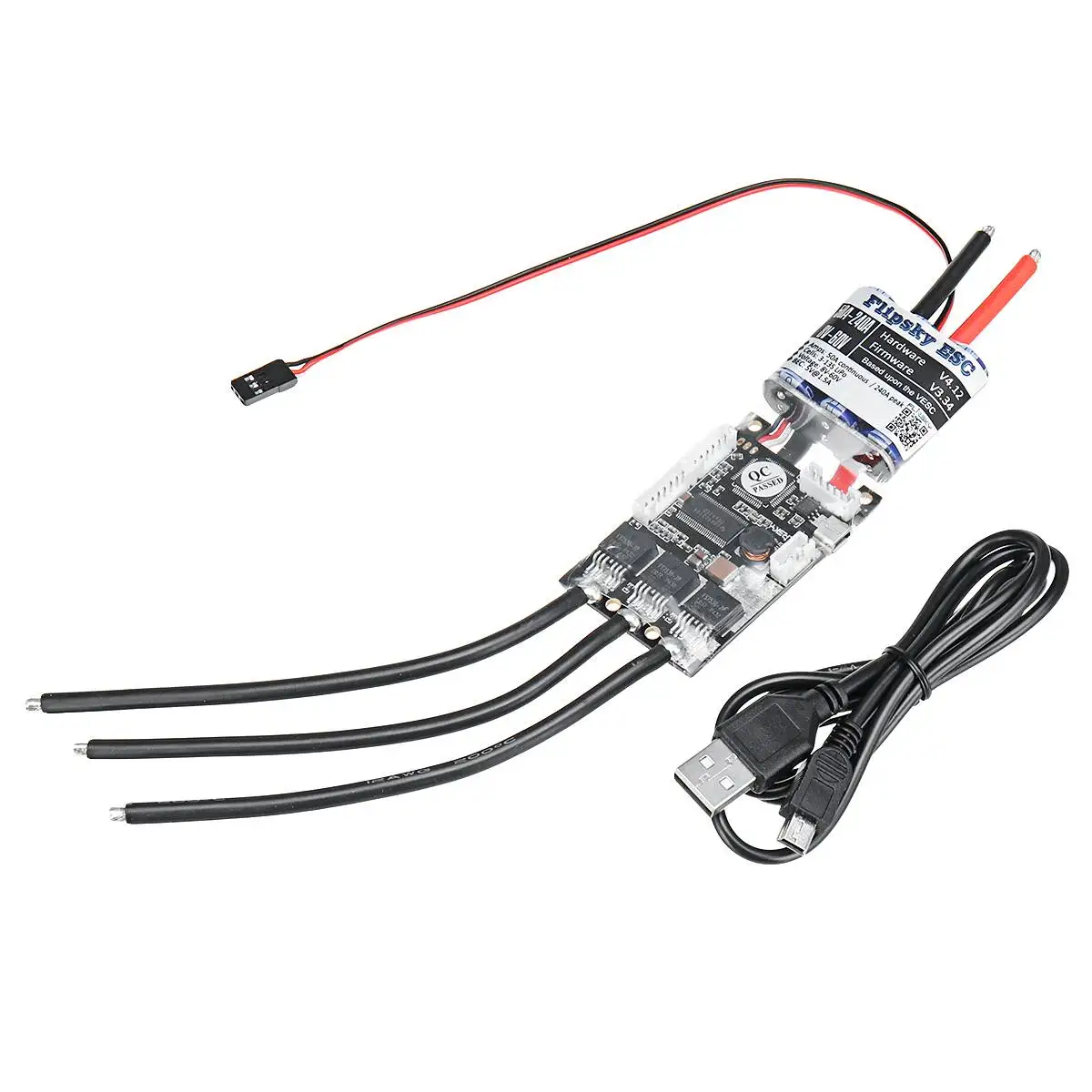 Электронный регулятор скорости 50A ESC скейтборд сделай сам для электрического