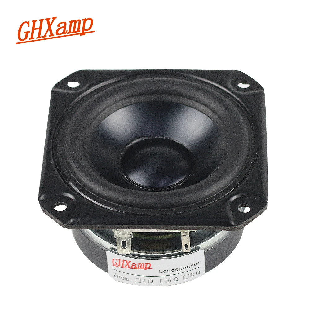 GHXAMP 3 INCH Bass Full Range Speaker Center Woofer 4OHM Waterproof Tweeter Mid For Peerless Speaker DIY 15W-40W 1PC