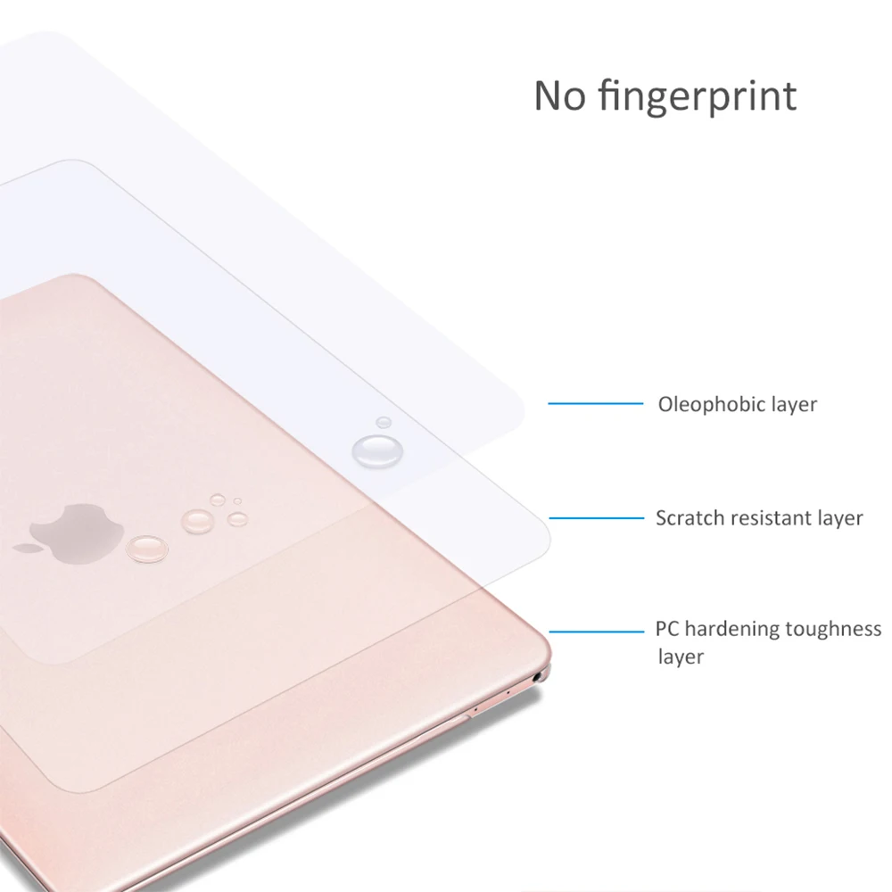 Чехол для ноутбука Macbook Pro 16 чехол M3 M2 M1 14 15 13 12 с Touch ID Air A2681 A2337 A2179