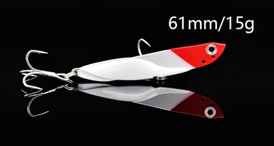 Red Head 15g Flurry, Супер длинная литая приманка для рыбалки, искусственная приманка, осенняя ловушка, 10 г, 15 г, 20 г - Цвет: Red Head 15g