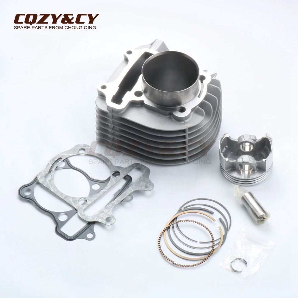 Набор цилиндрических клапанов с большим отверстием для GY6 152QMI 157QMJ 125cc 150cc 4 V 63 мм/15