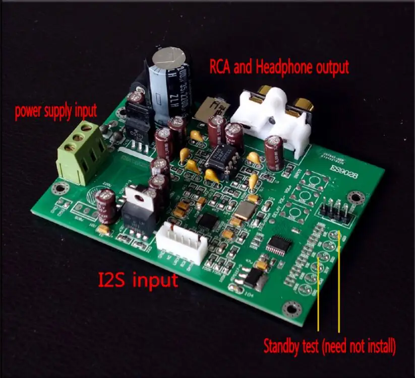 Hi Fi ESS ES9028Q2M ES9028 I2S декодирующая плата на входе улучшенный DAC ES9018 усилитель DIY DSD IIS