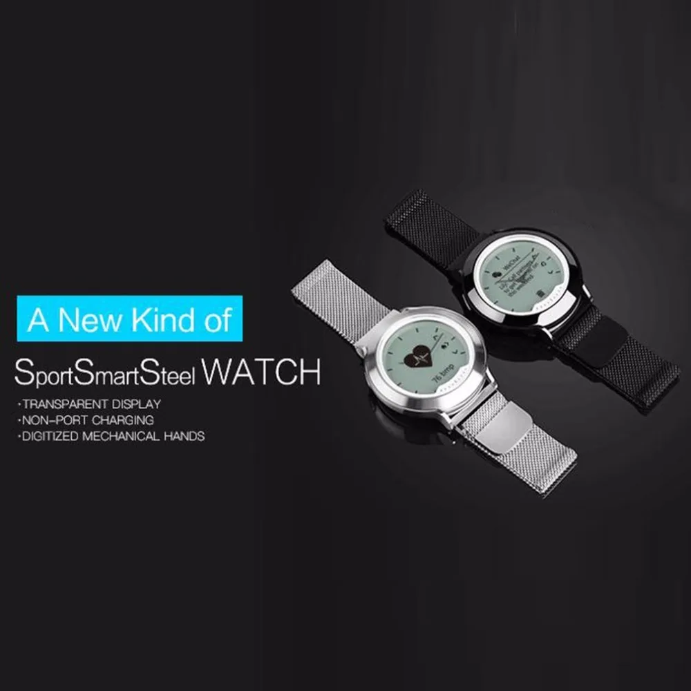 M6 Смарт-часы кожаный традиционные Smartwatch IP68 Водонепроницаемый световой век