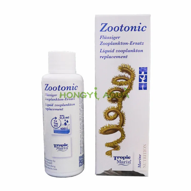 Zootonic Коралловое зерно корма Коралловая еда фитоник/зоотон/Тропик Марин/риф снег Коралл питание Дополнение серии хорошее качество - Цвет: Zootonic